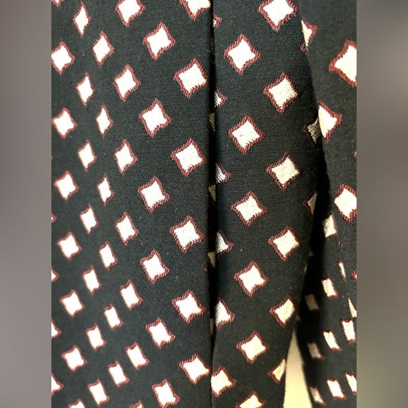 Kate Spade Medium Black Diamond Embroidered Open Front Blazer Jacket size 8 - Picture 14 of 16